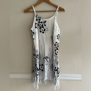 Cabali vintage floral summer beach dress